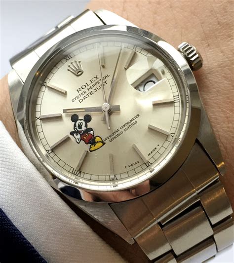 rolex mickey mouse dials.